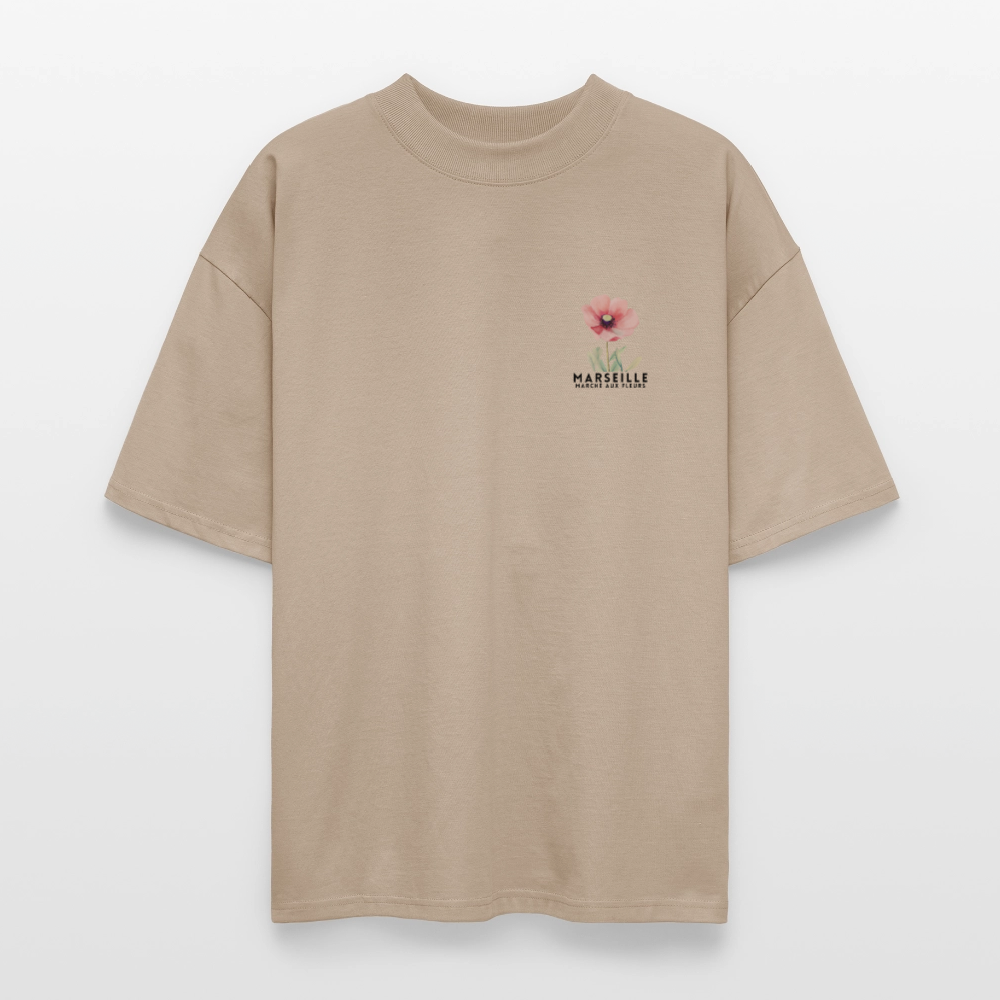 SHIRT OVERSIZED - MARSEILLE - stone