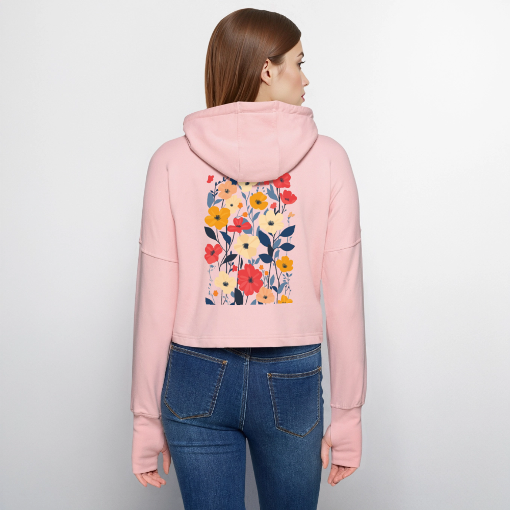 HOODIE CROPPED - COPENHAGEN - light pink