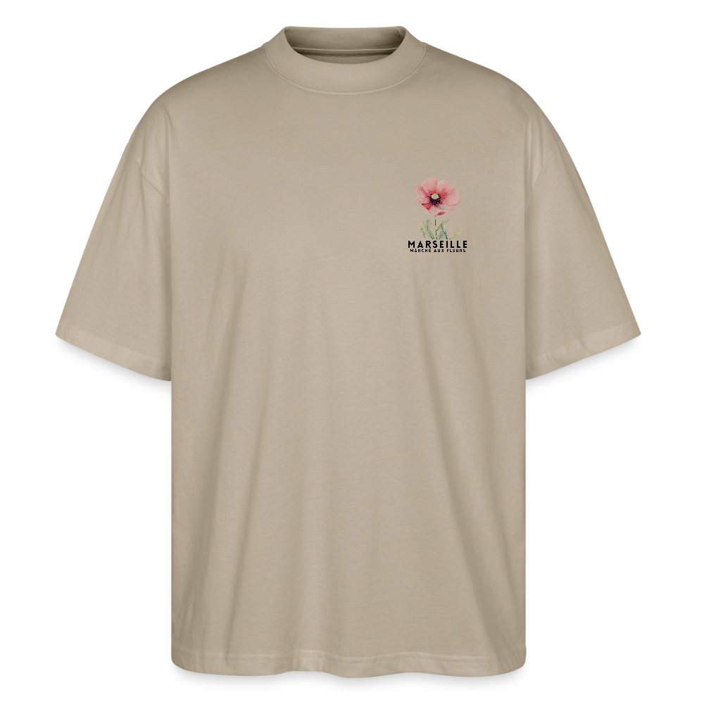 SHIRT OVERSIZED - MARSEILLE - stone