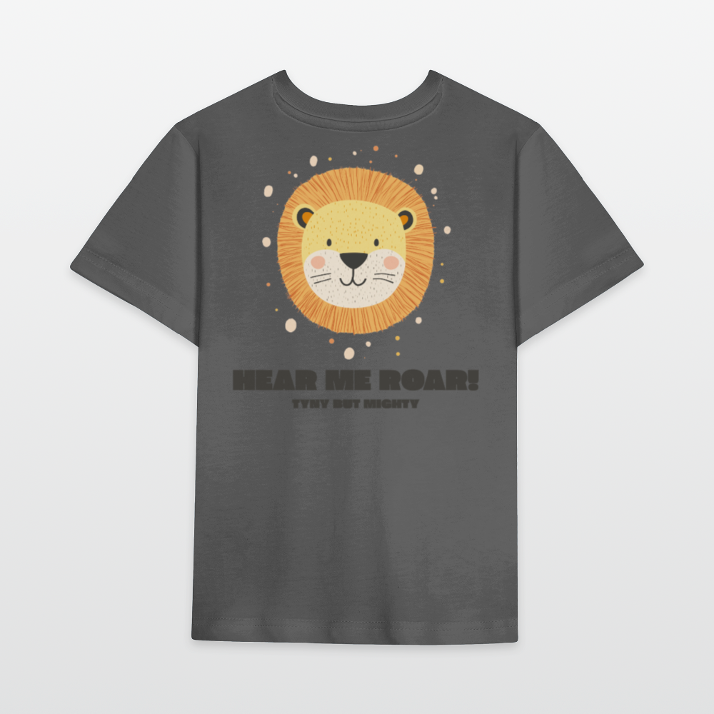 KIDS T-SHIRT - LÖWE - anthracite