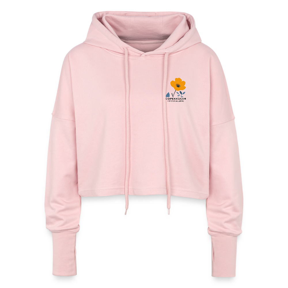 HOODIE CROPPED - COPENHAGEN - light pink
