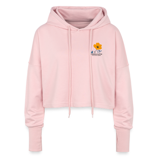 HOODIE CROPPED - COPENHAGEN - light pink