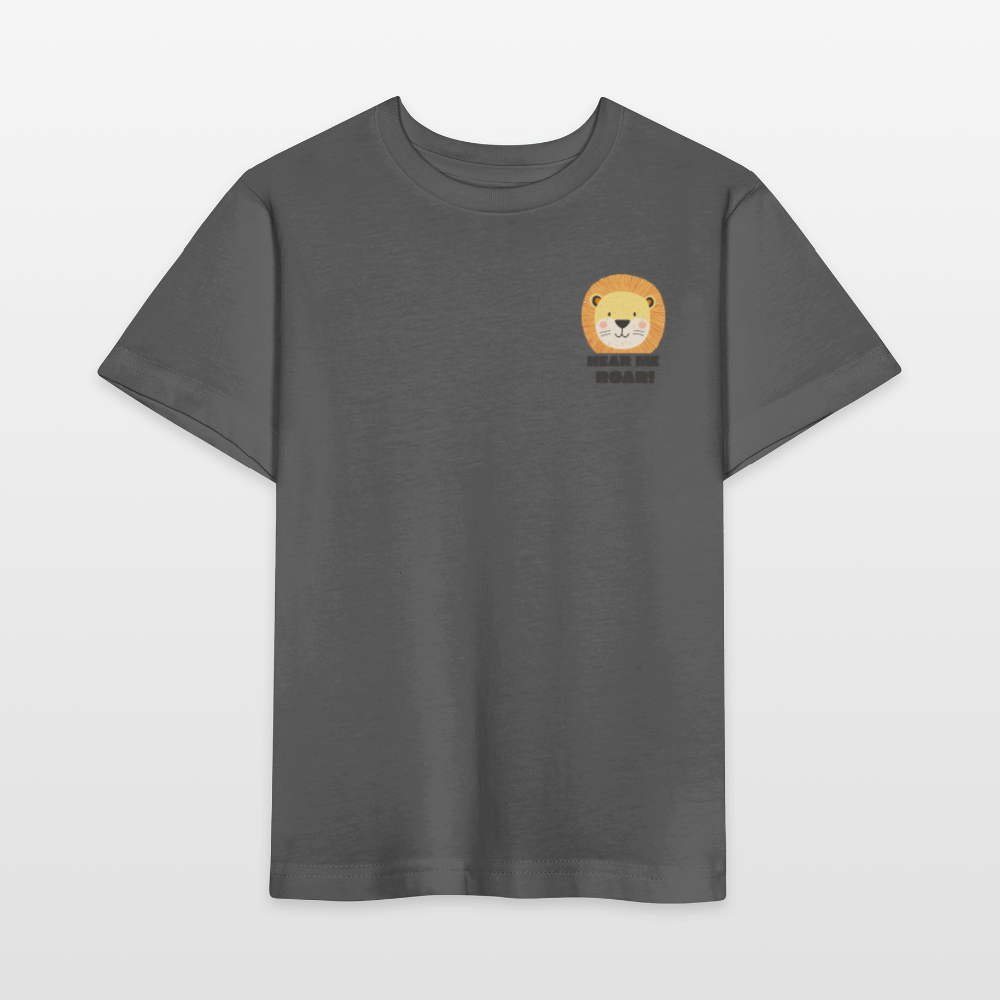 KIDS T-SHIRT - LÖWE - anthracite